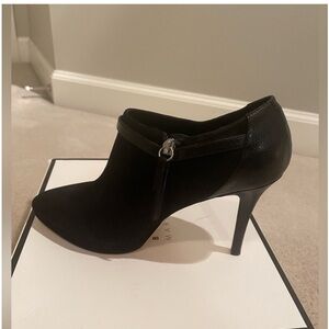 White House Black Market Suede Booties